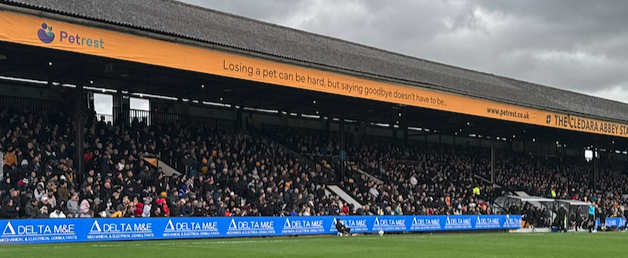Delta M&E Cambridge United sponsorship display